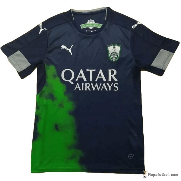 Camiseta Al Ahli Saudi FC Replica Segunda Ropa 2016/17 Azul